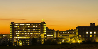 North Campus at sunset